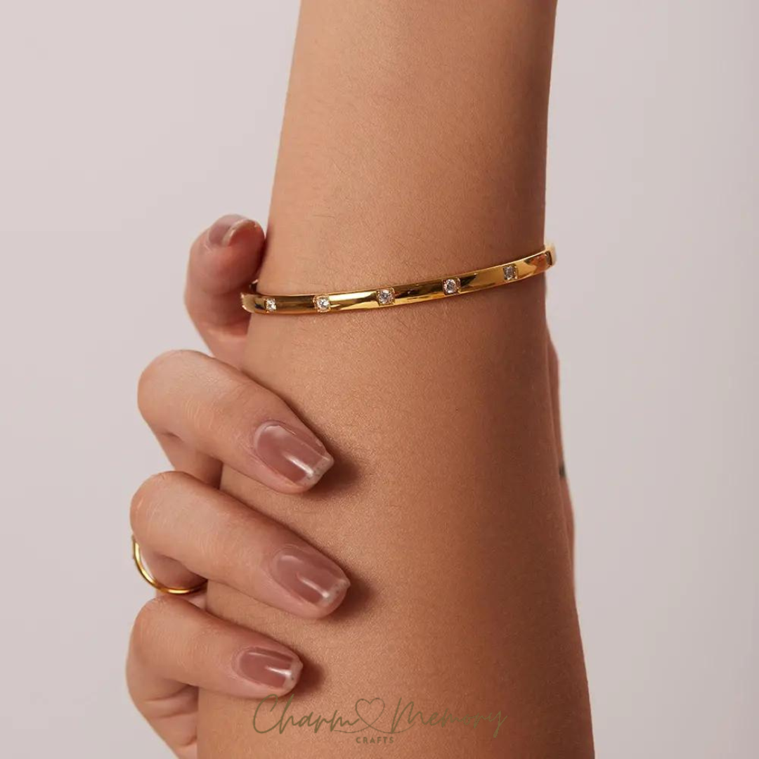 Minimalist Bracelet Gold-Plated 18K